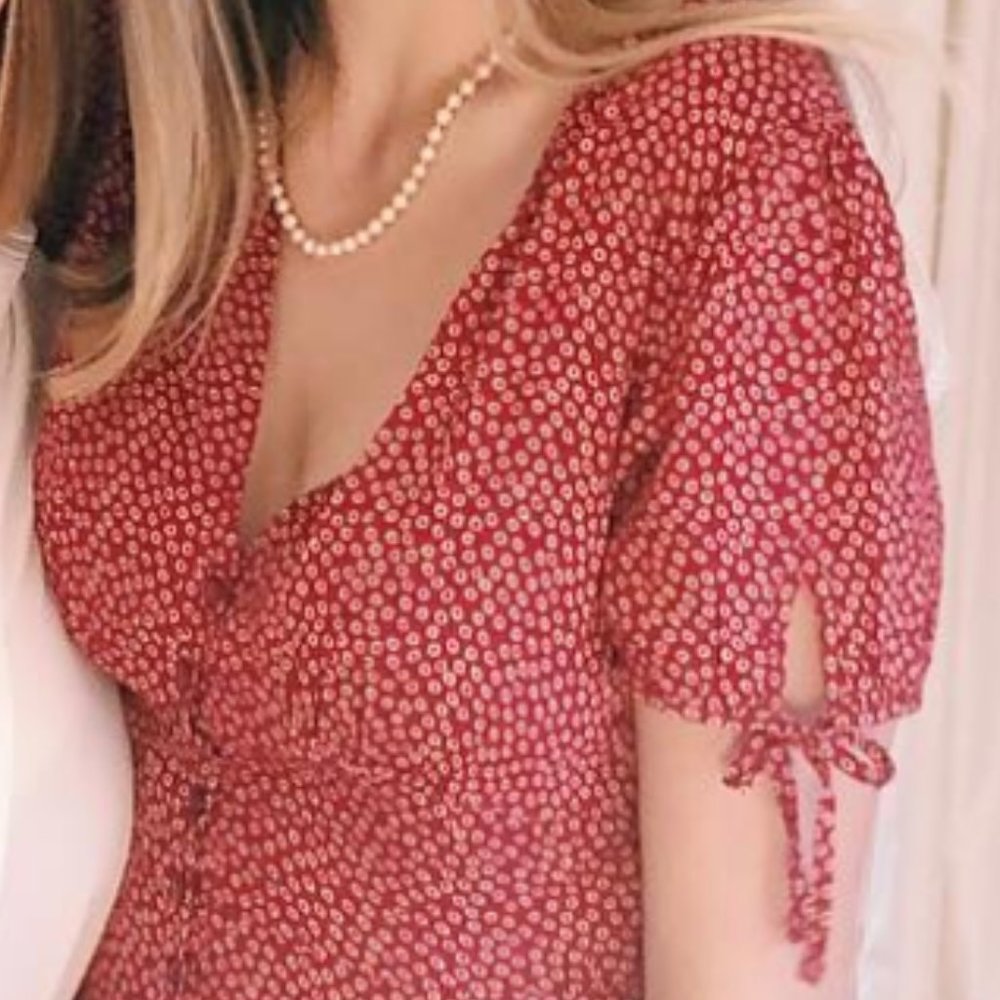 Urban Outiftters Ditsy Button Up Blouse